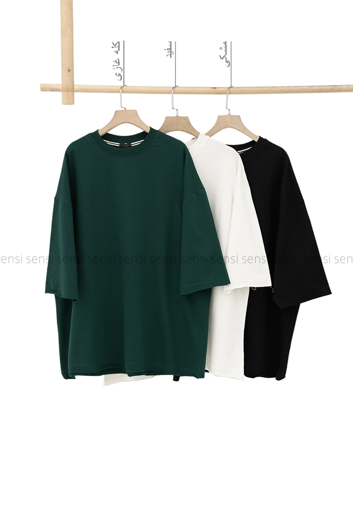 تیشرت لانگ ماکان کثیف دوزی کد1005290